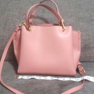 Anne Klein Pink Leather Bag